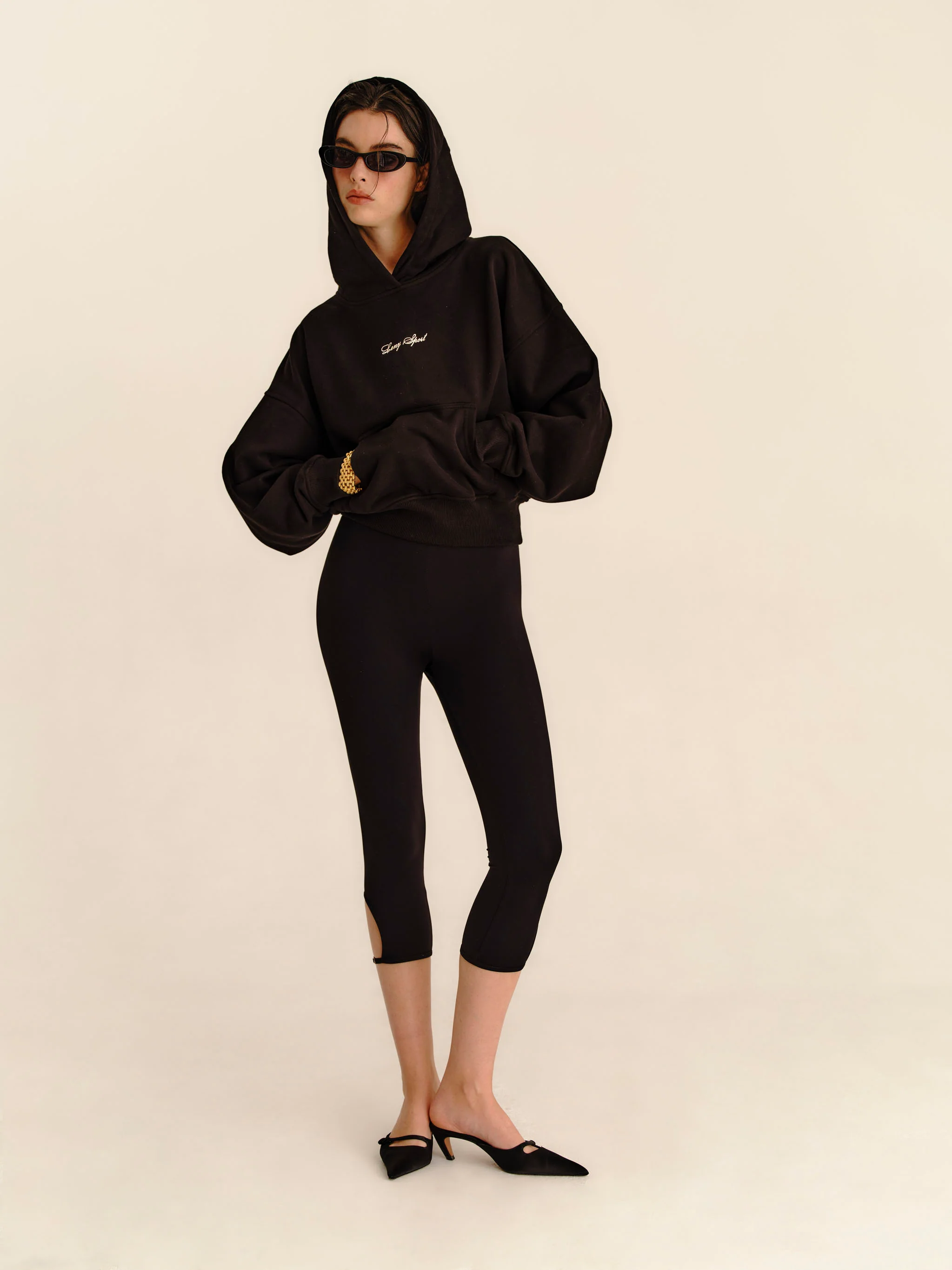 LENY Hoodie - Jet Black - Image 5