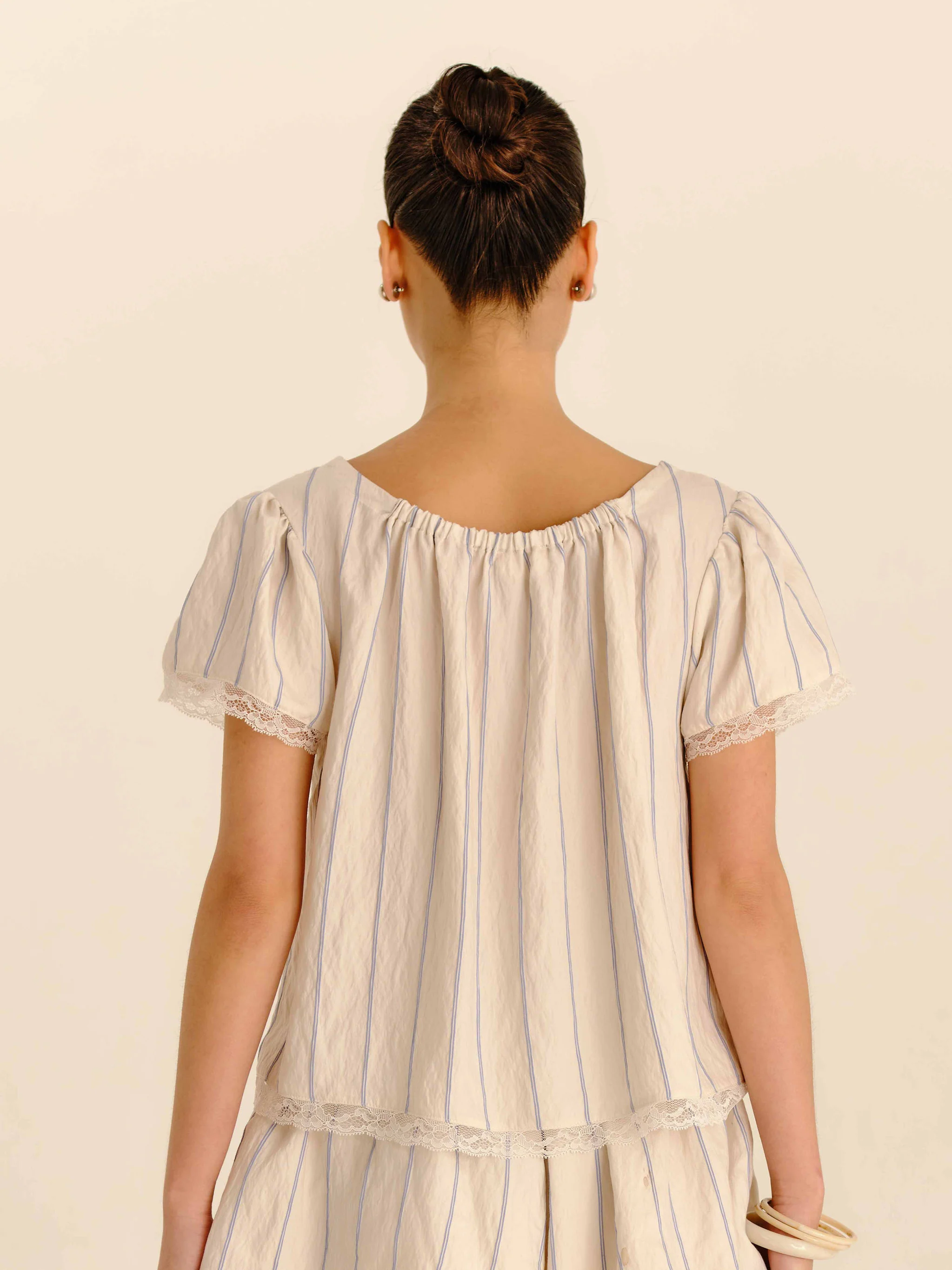 Nunu Blouse - French Stripe - Image 3